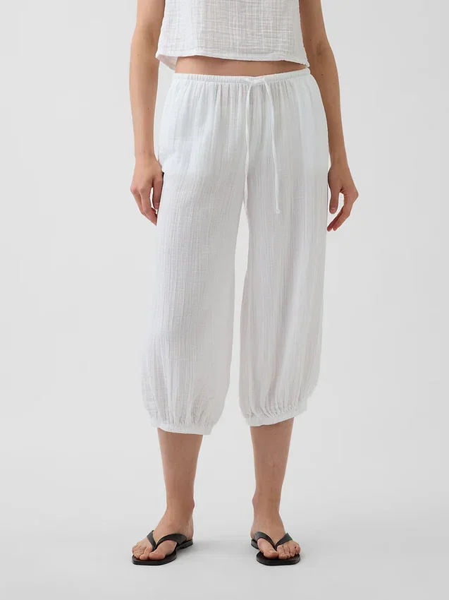 Culotte en gaze de coton facile à enfiler