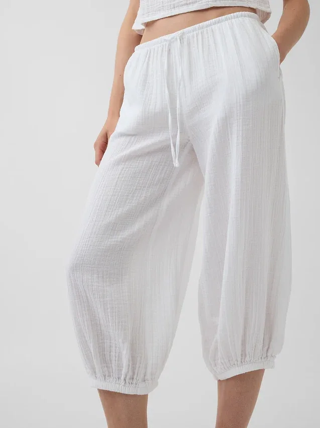 Culotte en gaze de coton facile à enfiler