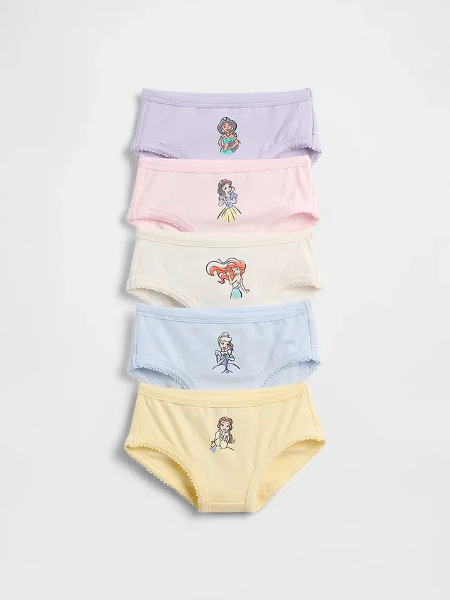 Culottes en coton stretch bio GAP × Disney pour tout-petits (lot de 5)