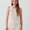 Débardeur 100 % coton au crochet