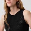Débardeur 100 % coton au crochet