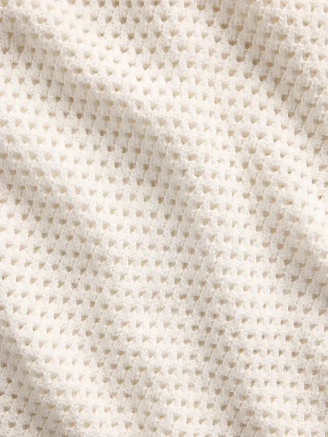 Débardeur 100 % coton au crochet