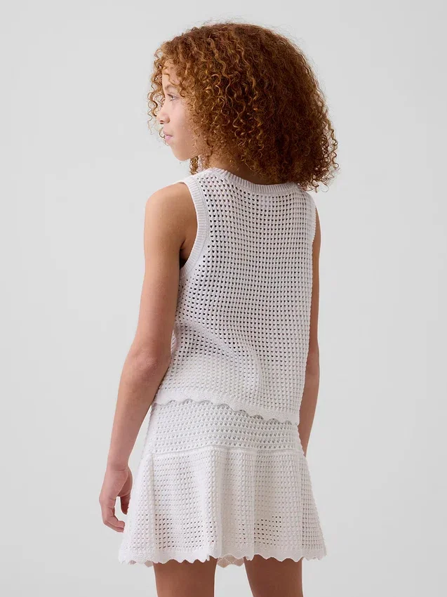 Débardeur au crochet pour enfant