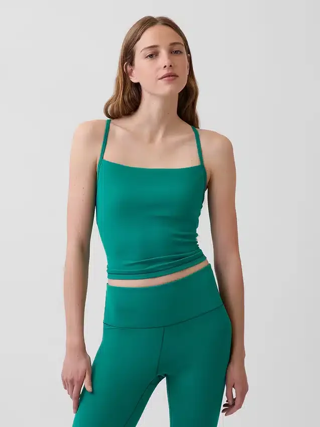 Débardeur court à dos nageur GapFit Smooth