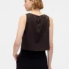 Débardeur court en jacquard