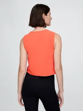 Débardeur court musclé GapFit Breathe