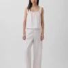 Débardeur de pyjama brodé