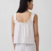 Débardeur de pyjama brodé