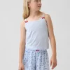Débardeur de pyjama en maille côtelée recyclée pour enfant
