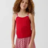 Débardeur de pyjama en maille côtelée recyclée pour enfant