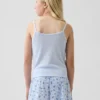 Débardeur de pyjama en maille côtelée recyclée pour enfant