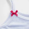 Débardeur de pyjama en maille côtelée recyclée pour enfant