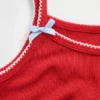 Débardeur de pyjama en maille côtelée recyclée pour enfant