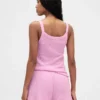 Débardeur de pyjama en maille gaufrée