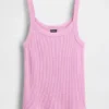 Débardeur de pyjama en maille gaufrée