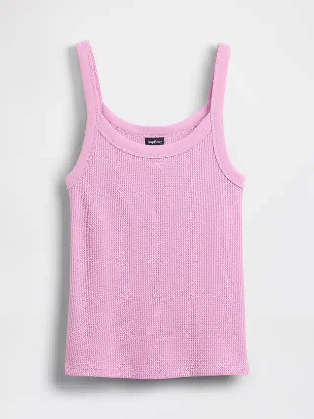 Débardeur de pyjama en maille gaufrée
