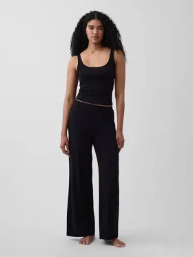 Débardeur de pyjama en modal côtelé ultra-doux