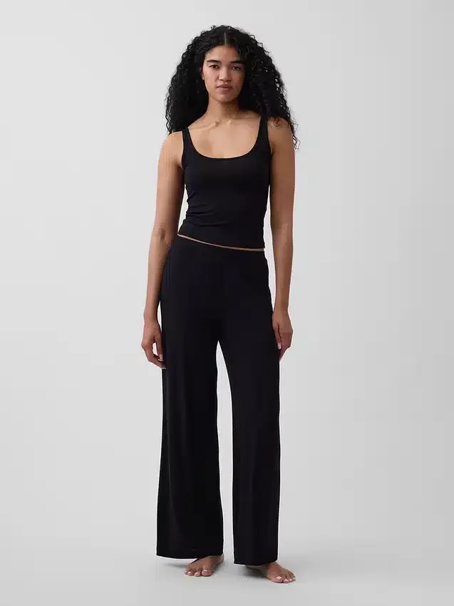 Débardeur de pyjama en modal côtelé ultra-doux