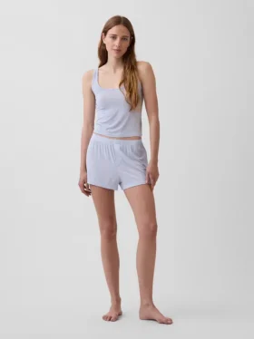Débardeur de pyjama en modal côtelé ultra-doux