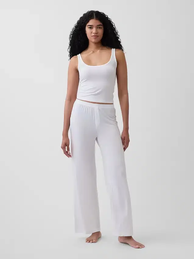 Débardeur de pyjama en modal côtelé ultra-doux