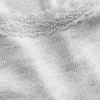 Débardeur de pyjama à fines côtes et bordure en dentelle