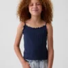 Débardeur en coton à côtes pointelles pour enfant