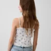 Débardeur en coton à côtes pointelles pour enfant