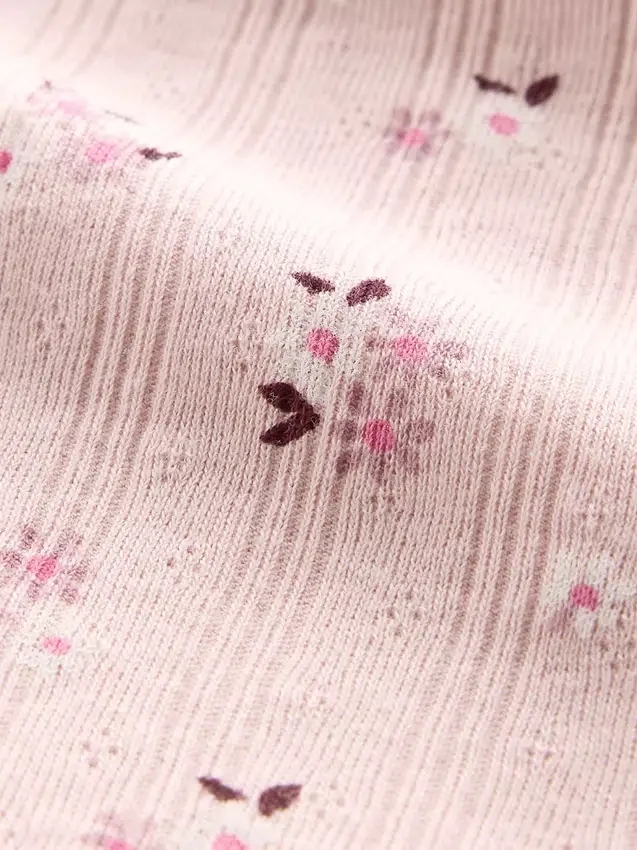 Débardeur en coton à côtes pointelles pour enfant