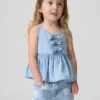 Débardeur en denim à nœud pour Bébé & Enfant
