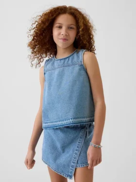 Débardeur en denim pour enfant