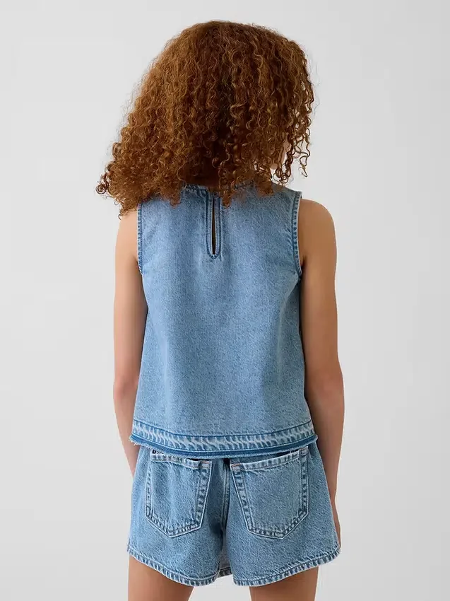 Débardeur en denim pour enfant