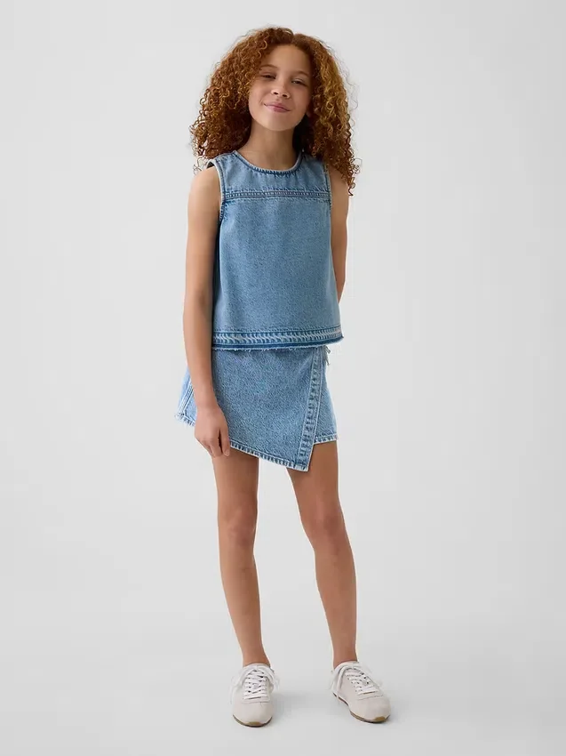 Débardeur en denim pour enfant