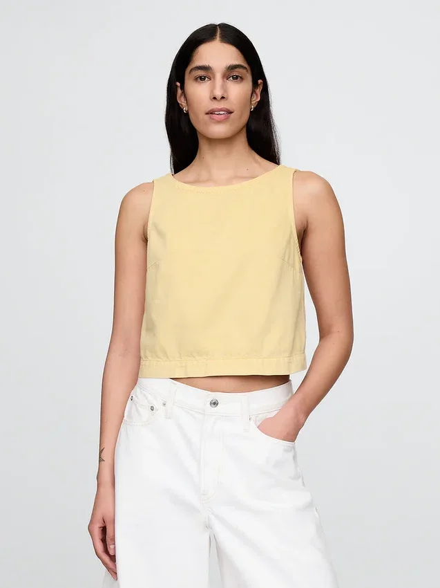 Débardeur en denim ultra-doux