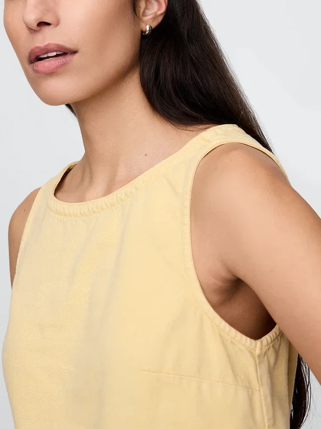 Débardeur en denim ultra-doux