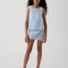 Débardeur en denim vichy pour enfant