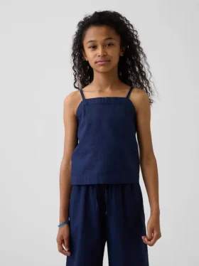 Débardeur en lin et coton pour enfants