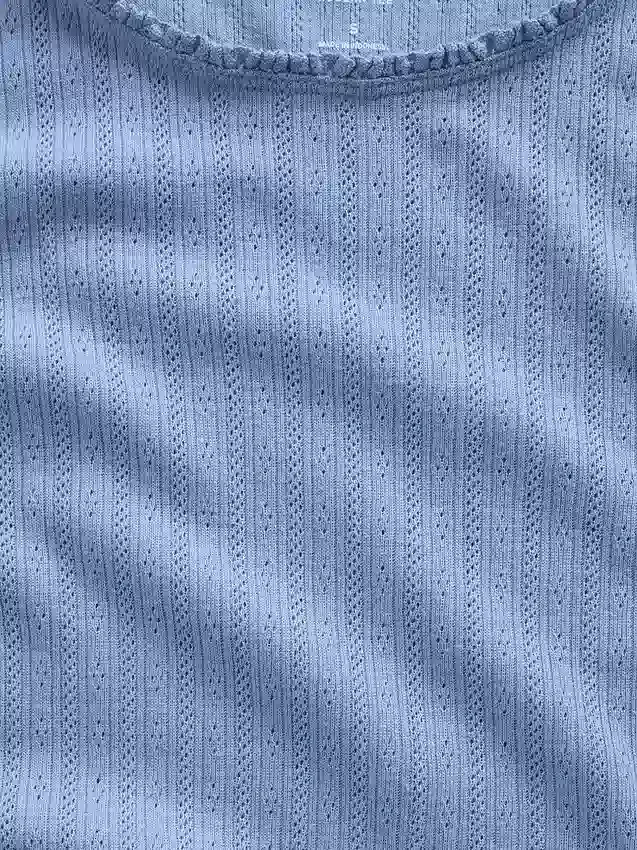 Débardeur en maille pointelle