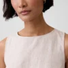Débardeur en mélange de lin