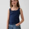 Débardeur en pointelle pour enfants