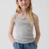 Débardeur en pointelle pour enfants