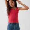 Débardeur en pointelle pour enfants
