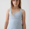 Débardeur en pointelle pour enfants
