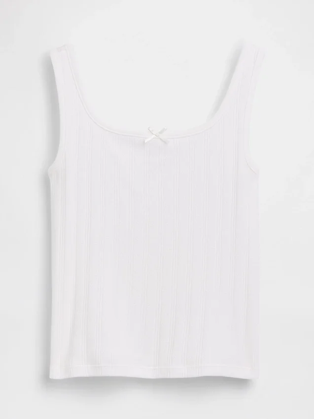 Débardeur en pointelle pour enfants