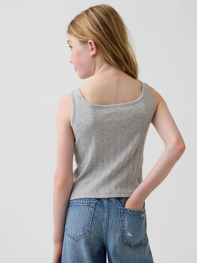 Débardeur en pointelle pour enfants