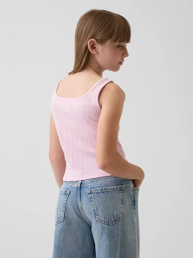 Débardeur en pointelle pour enfants