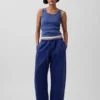 Débardeur à encolure dégagée côtelée