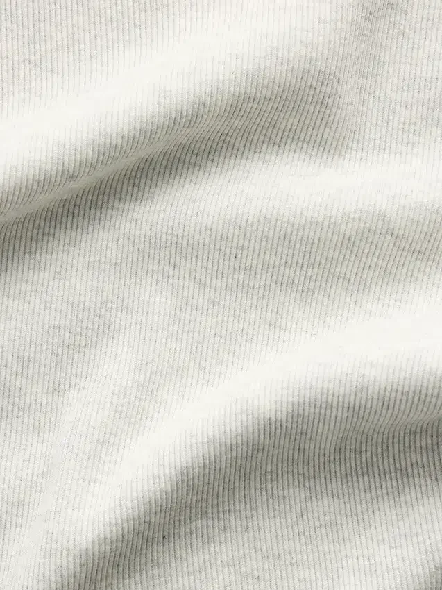 Débardeur enfant à encolure dégagée en maille côtelée