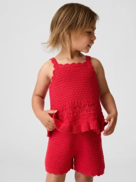 Débardeur festonné au crochet pour Bébé & Enfant