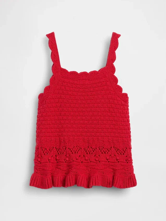 Débardeur festonné au crochet pour Bébé & Enfant