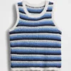 Débardeur rayé en crochet pour enfant